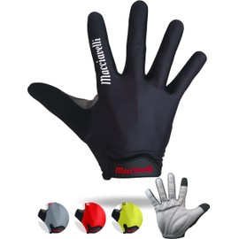 MACCIAVELLI Cycling Gloves Men Women Long MTB Gloves Full Finger Touchscreen Cycling Gloves Summer for Road Bike and Mountain Bike