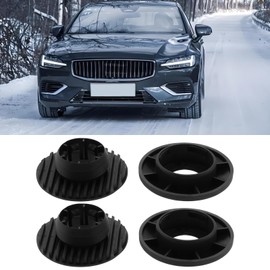 ECSiNG 8Sets Car Floor Mat Clip Fixings Round Fasteners Grips Floor Mats Attachment Clip Compatible with Volvo Compatible with Mazda Black