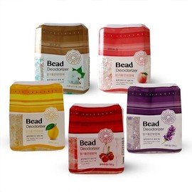 Happy Room Bead Scented Air Freshener 200g (lemon) 4ea