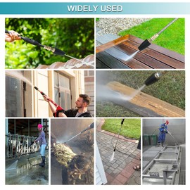 SAND DR BRUSH Rotating Turbo Nozzle Universal for Water High Pressure Washers 3600 PSI 250 bar 1/4 Quick Connect Rotating Turbo Pressure Washer Cleaner Gun Nozzle Accessory