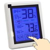 Digital Indoor Thermometer and Humidity Meter - Battery Operated, Tabletop/Magnet-Mountable