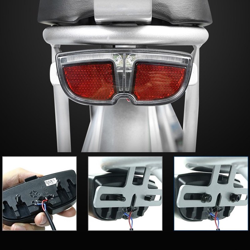 Electric Bicycle 6V Tail Light Night Riding Warning Light Riding