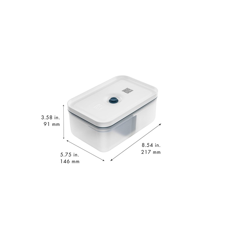 ZWILLING Fresh & Save Large Vacuum Lunch Box, Plastic, Semitransparent-La