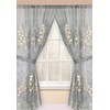 Popular Bath 950373 Bloomfield, Window Curtain, Grey