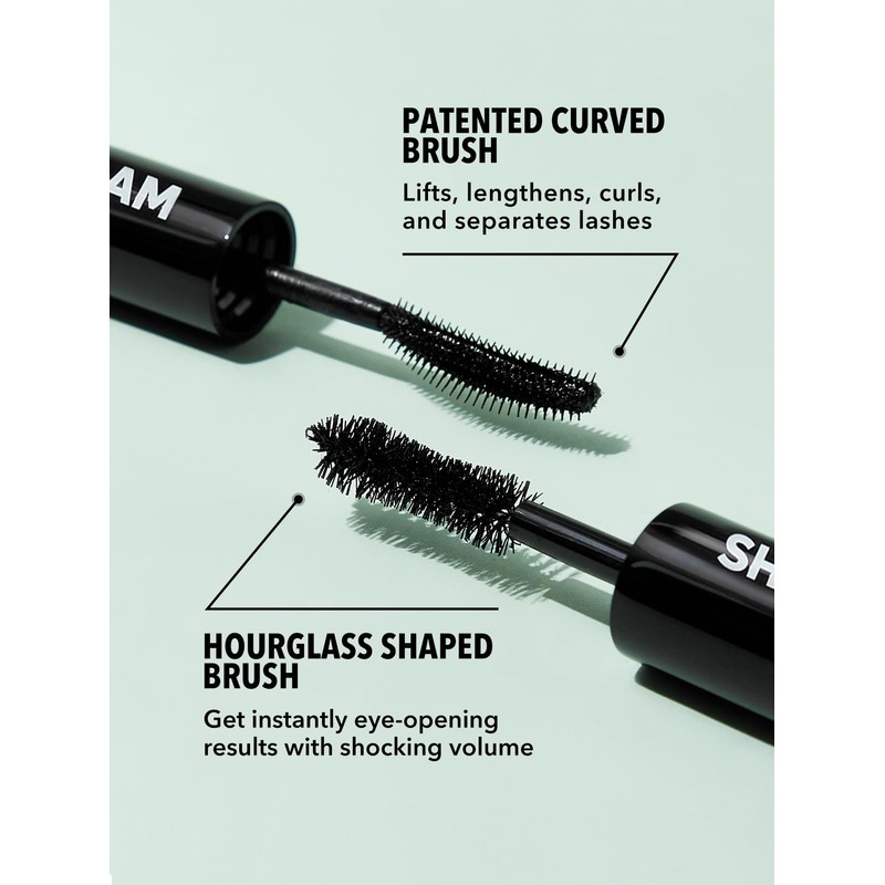 SHEGLAM 2 In 1 Black Volume and Length Waterproof Mascara