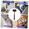 Tofficu Rubber Mallet Hammer Fiber Handle Non-Slip for Tile Installation