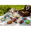 Lunememo 8 Pack Collapsible Silicone Food Storage Containers with Lids,