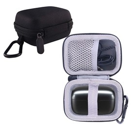 WERJIA Hard Carrying Case for JBL LIVE 300 True Wireless Headphone (black)