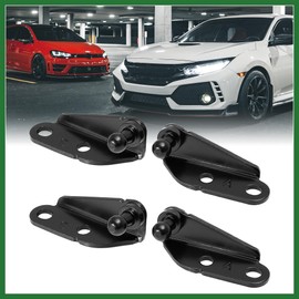 Motoforti 2 Pair 10mm Vehicle Ball Studs Mounting Bracket for Gas Struts Shock Long-Lasting