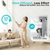 Overcomo 2-in-1 Extendable Long Feather Microfibre Duster&Cobweb Brush Set