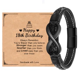GBTBYS 18 Year Old Birthday Gift, Birthday Gifts for 18 Year Old, 18th Birthday Bracelet for Him, Cool Gifts for 18th Teenage Teens Son Nephew Birthday Gifts