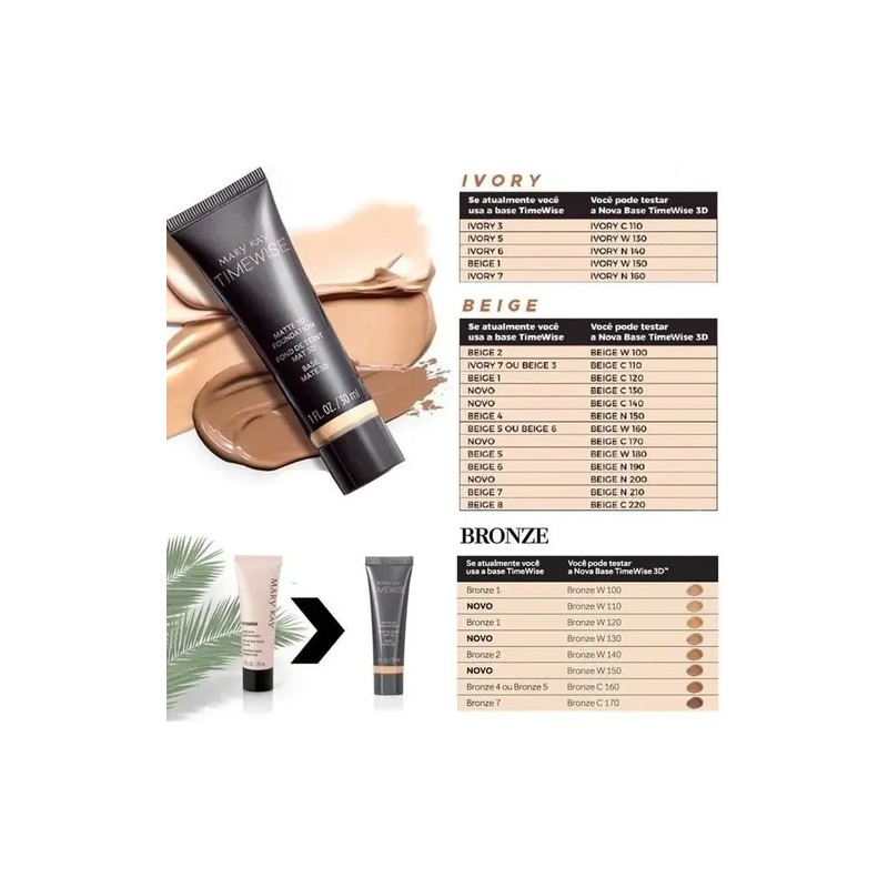Maquillaje Mary Kay Time Wise 3d, Base De Maquillaje