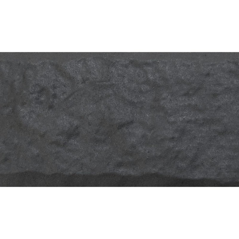 Garden Central 12-Pack 12”x4” Fake Stomp Rubber Edge Stone, Grey