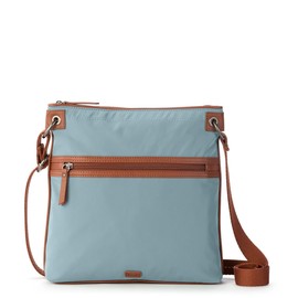 The Sak Esperato Flat Crossbody in Recycled Nylon, Denim