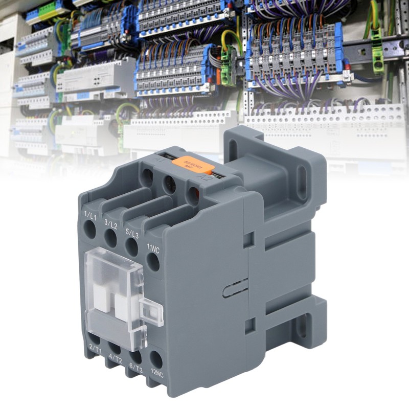 AC Contactor Copper Coil Normally Closed Silver Contact Circuit Switch