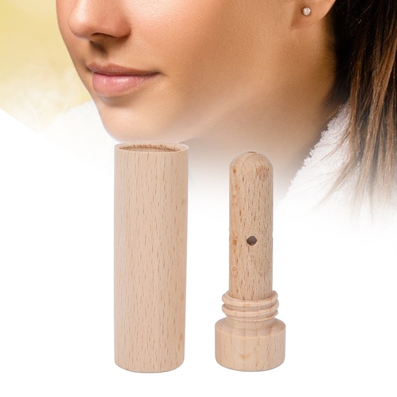 Aromatherapy Diffuser Relax Portable Car Nasal Beech Wooden Essential Oil