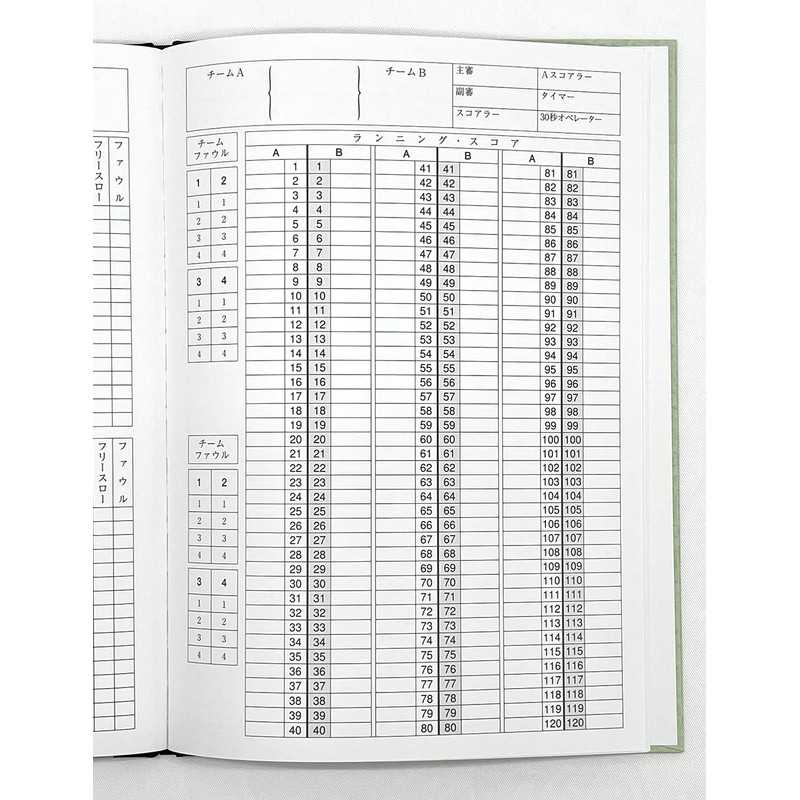 So Sha Mini Basketball Scorebook