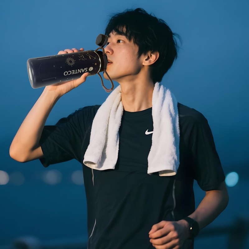 SANTECO Sports Bottle "KTWO" Series (Dark Blue)