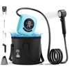 Moriko Portable Camping Shower, Upgrade 8000mAh Rechargeable Shower Pump with