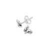Heather Needham Sterling Silver childrens Rabbit Earrings, bunny stud earrings