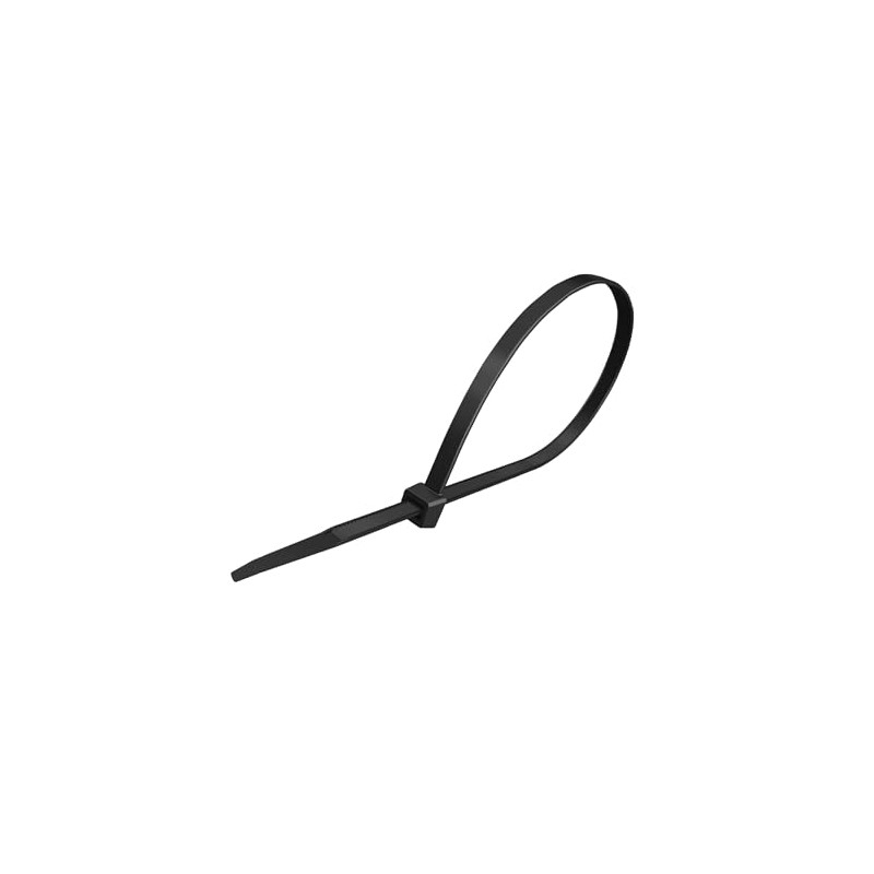 Kippen 9015EK Pack of 50 Black Cable Ties for Wiring