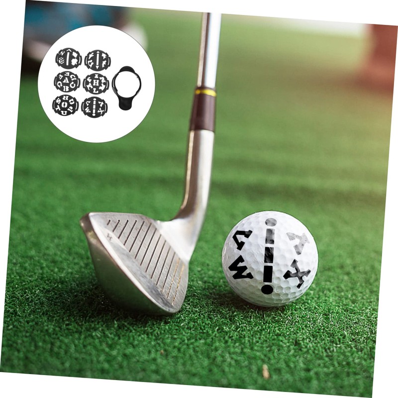 TOVINANNA Golfing Ball Markers 1 Set Line Drawing Tools Magnetic