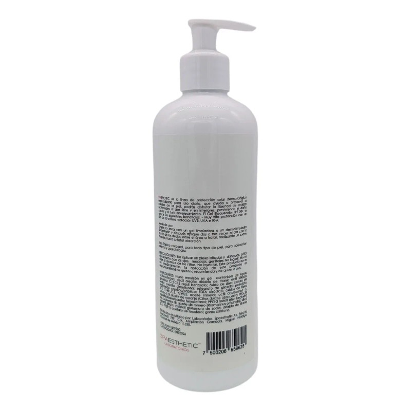 Spaprotec Pantalla Solar 50+ Doble Protección Cabina Spa