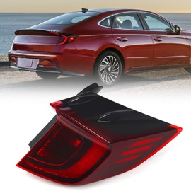 Huray Right Tail Light for Hyundai Sonata 2020-2022 Passenger Side Taillight Lamp Assembly Replacement for TO2805163 92402L0100