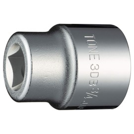 TONE Socket (12 Square) 3DB-24 Insertion Angle 9.5mm (3/8") Double Side Width 3/4"