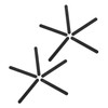 KONTONTY 10pcs Double-sided Sanding Sticks for Model Crafting Polishing Accessories