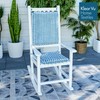 Klear Vu Porch Rocking Chair Cushion Set for Indoor and