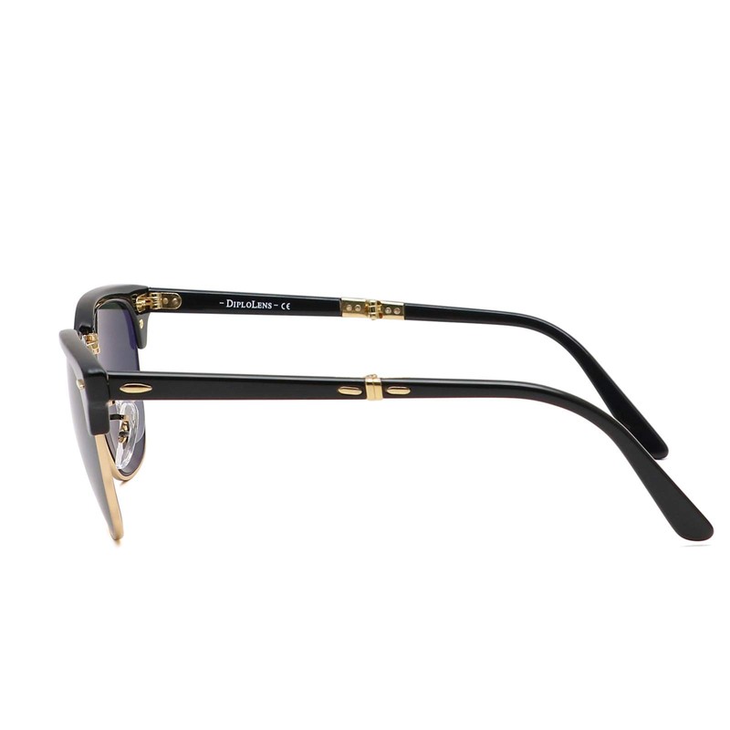 Gafas de sol polarizadas plegables clásicas UV400, protección 100% para