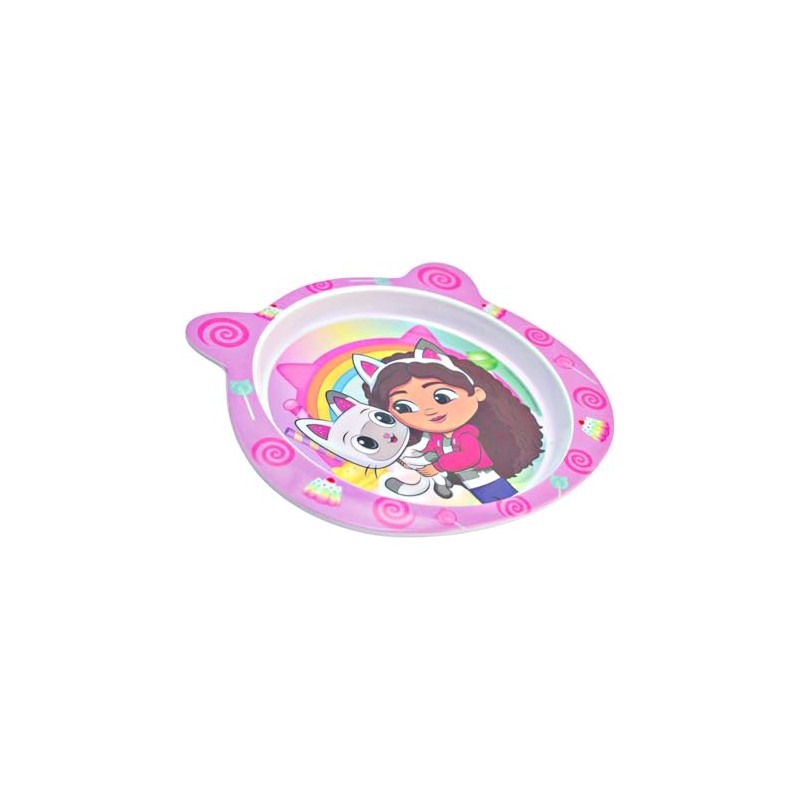 Funkids - Plato largo en forma de gato Gaby Doll
