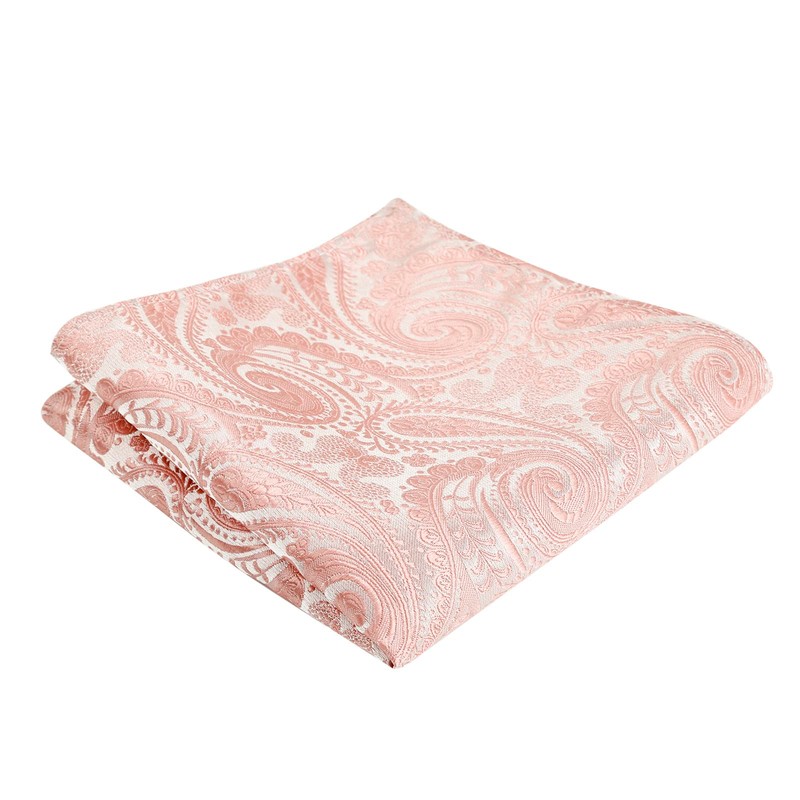 Alizeal Mens Paisley Pre Tied Bow Tie Pocket Square Cufflinks