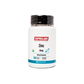 Superlabs Nutrition Zinc 20 mg 100 cápsulas | Suplemento Alimenticio