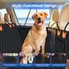 mucar Back Seat Extender for Dogs,Waterproof Dog Car Seat Cover