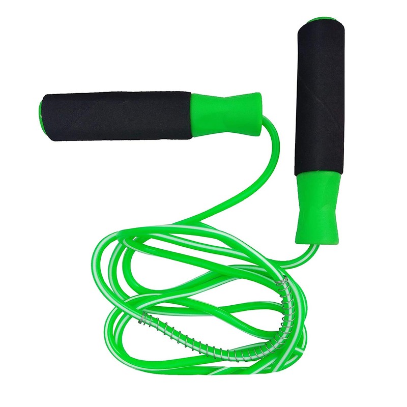 Simran Sports Green Ball Bearing Fitness Skipping Rope (A19)