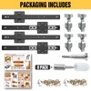 Pocket Door Slides, Included The Slides and The Hinges,Pocket Door