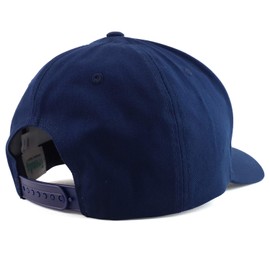 Trendy Apparel Shop Número 42 Collegiate Varsity Font Gorra de béisbol bordada de gran tamaño, 5 paneles XXL, Azul Marino, Talla única