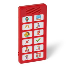 Tiny Talker Too - Special Supplies AAC Communication Device for Non-Verbal | Ideal for Children, Adults, Caregivers and Aid for Stroke Victims | Communication Board | Acc Device for Autism - 12 Button