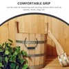 Luxshiny Bucket Handle Replacement Rope Grip with Plastic Clamp Lightweight