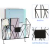 Hanging File Holder Wall File Organizer Holder, 6 Pockets Wall