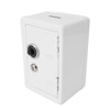 Money Bank Creative Cute Metal Vertical with Lock Keys Cash