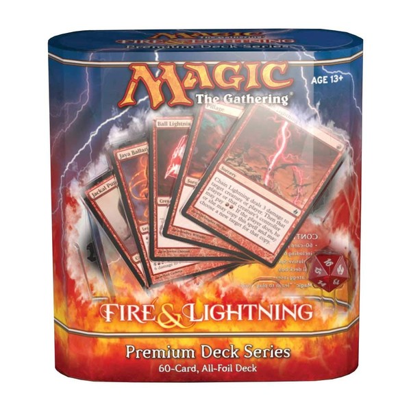 Wizards of the Coast Magic: The Gathering W210530 Magic: The Gathering [English] - Premium Deck Series: Fire & Lightning