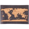 Scratch Off World Map Deluxe Travel Poster Scraping World Map