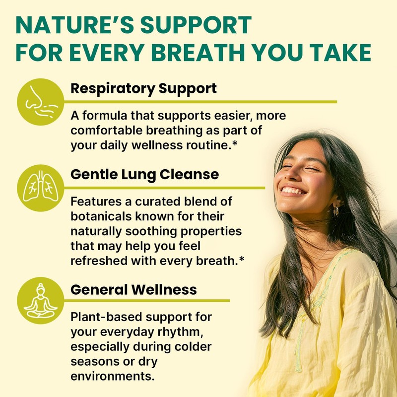 5-in-1 Mullein Drops for Lungs and Bronchial - Respiratory Lung