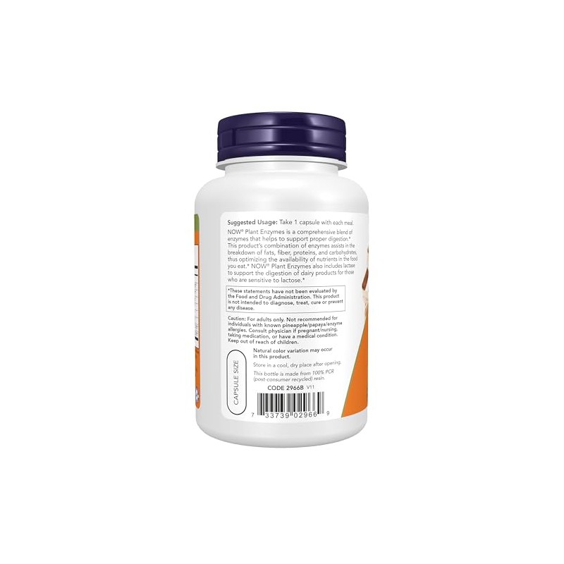 NOW Plant Enzymes,120 Capsules