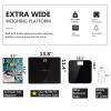 NUTRI FIT Extra-Wide/Ultra-Thick Digital Body Weight Bathroom Scale with 3