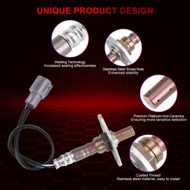 FIREMOTOO Pack of 2 O2 Oxygen Sensor Upstream 234-9001 and Downstream 234-4189 Compatible with Toyota Tacoma 2.4L 2.7L 3.4L 2000 2001 2002 2004