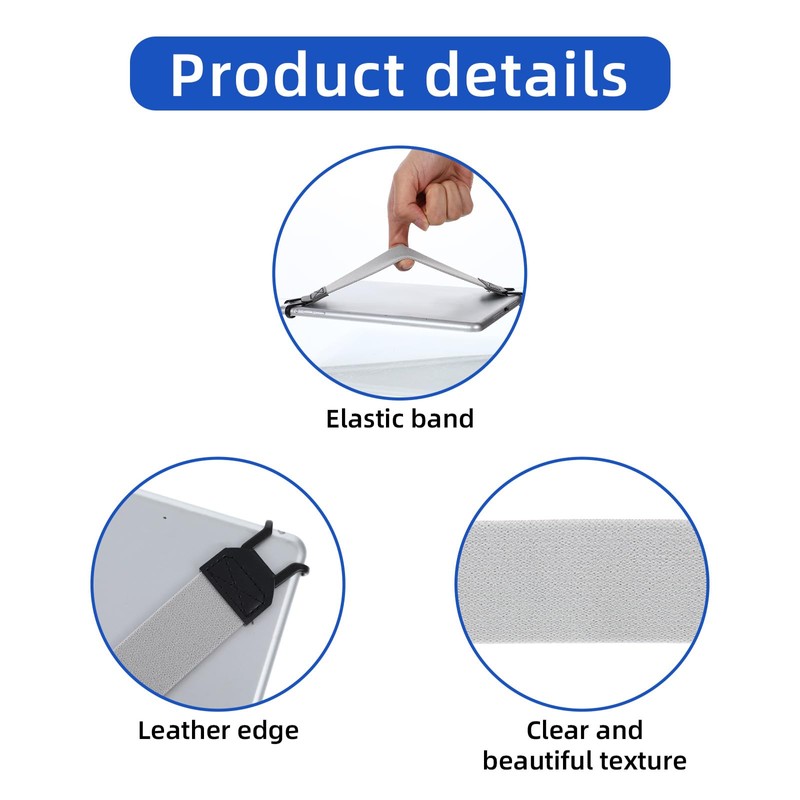Ptwola Hand Strap Holder Universal Tablet Secure Grip Holder High